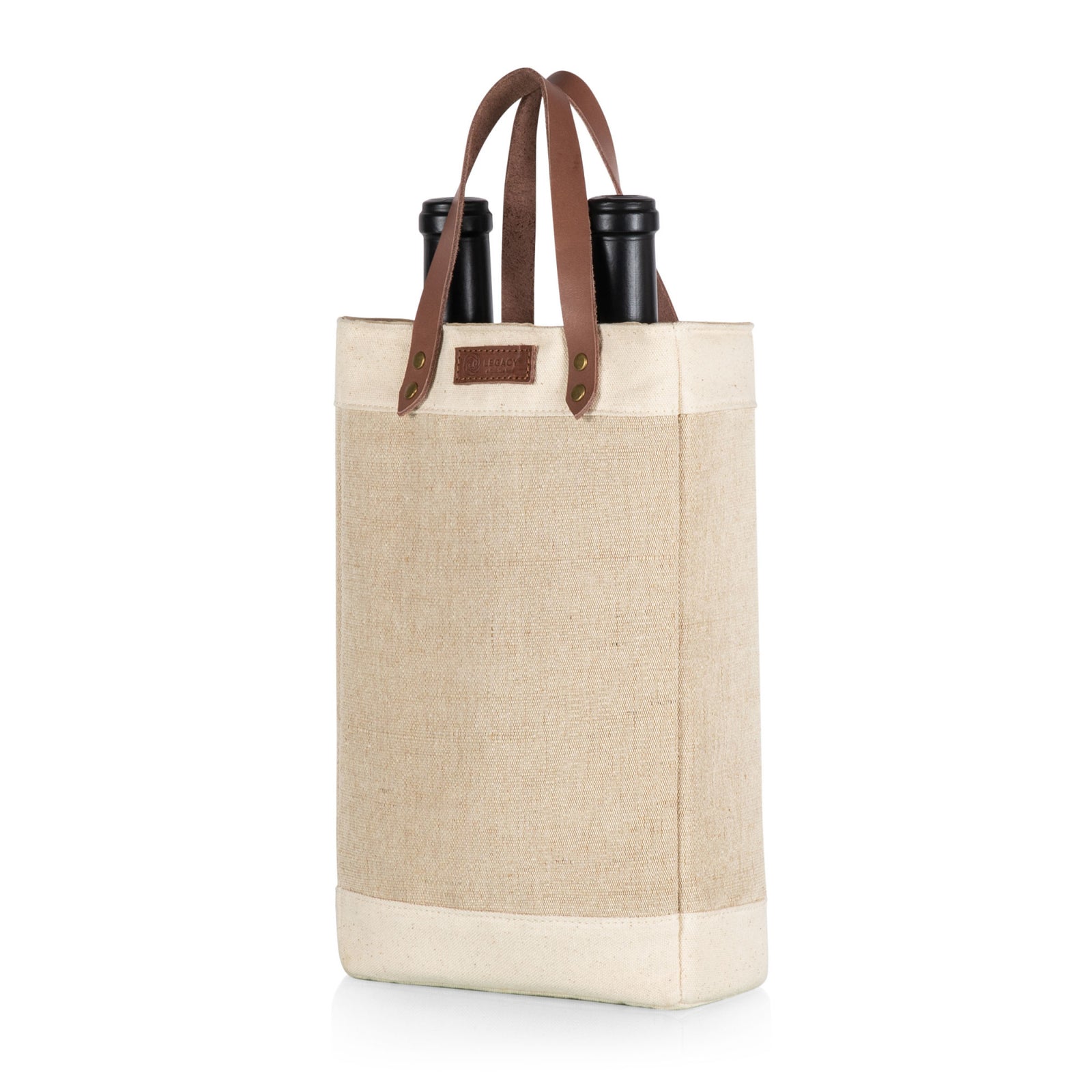 EIP Pinot Jute 2 Bottle Insulated Wine Bag