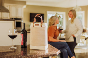 EIP Pinot Jute 2 Bottle Insulated Wine Bag