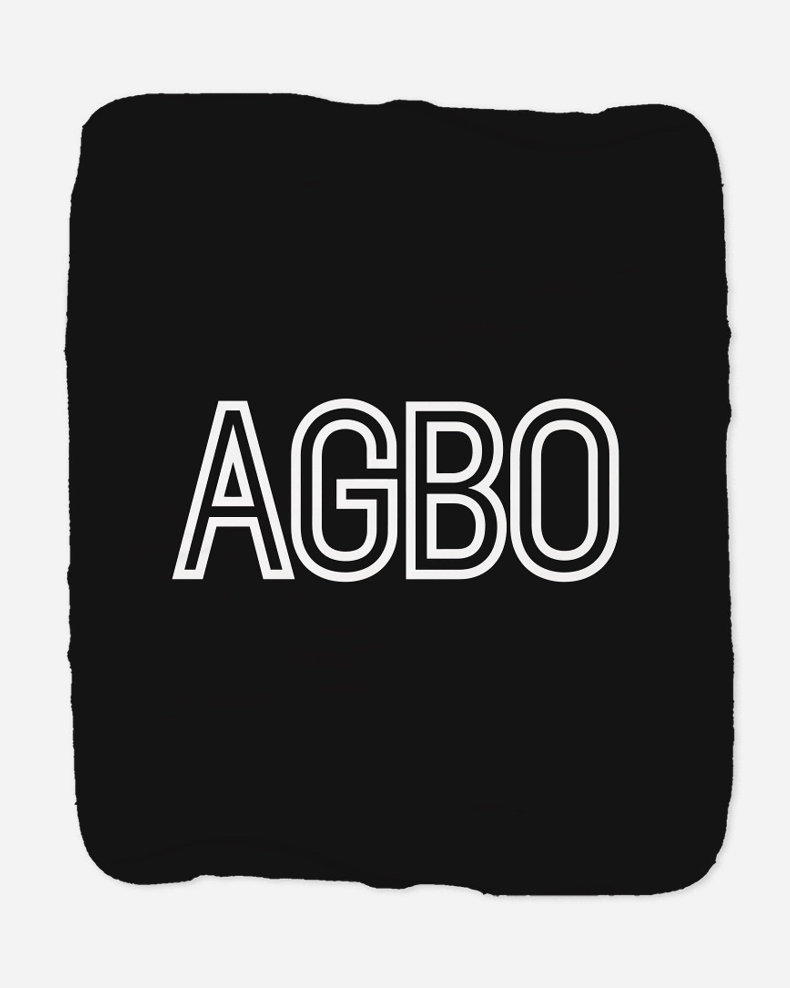 AGBO Logo Sherpa Blanket