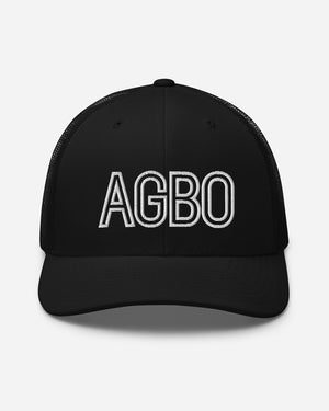 AGBO Logo Embroidered Trucker Hat