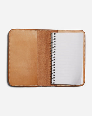 Saddle Leather Pocket Yellowstone Branded Notebook