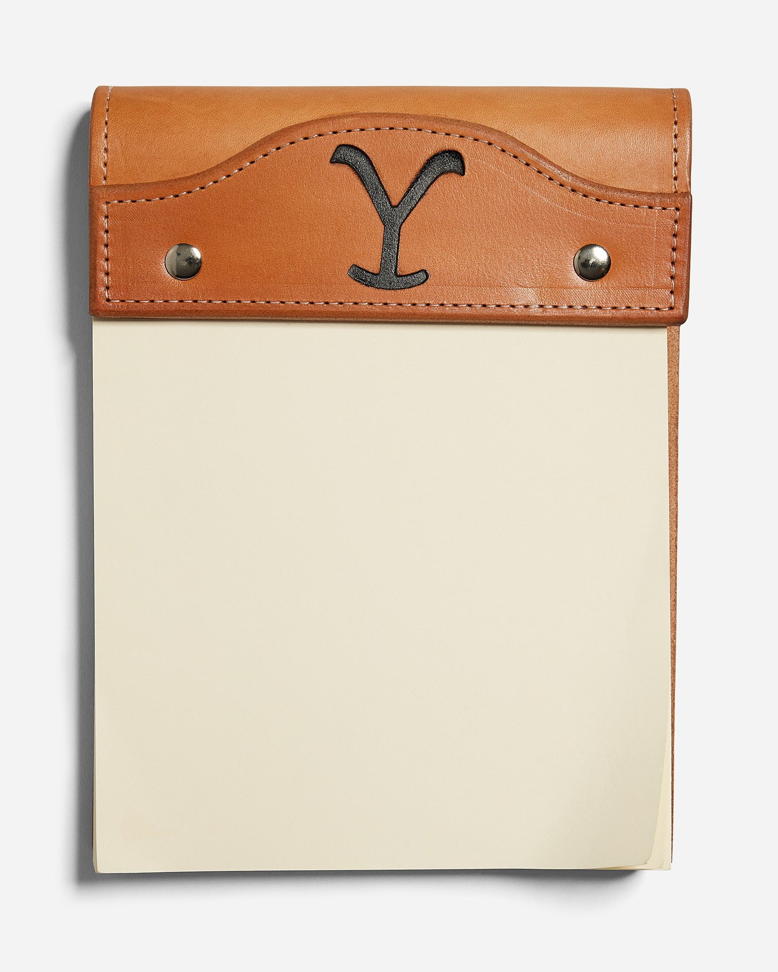 Saddle Leather  Yellowstone Branded Notepad