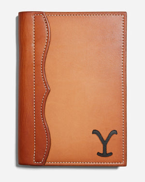 Saddle Leather Yellowstone Branded Tally Book