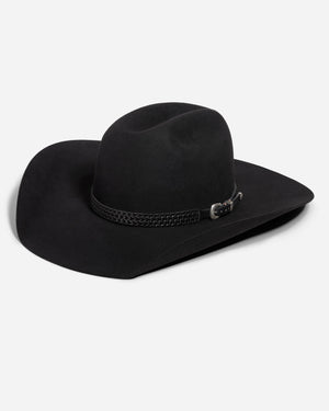 John Dutton's Crown Cowboy Hat with Sterling Silver Buckle