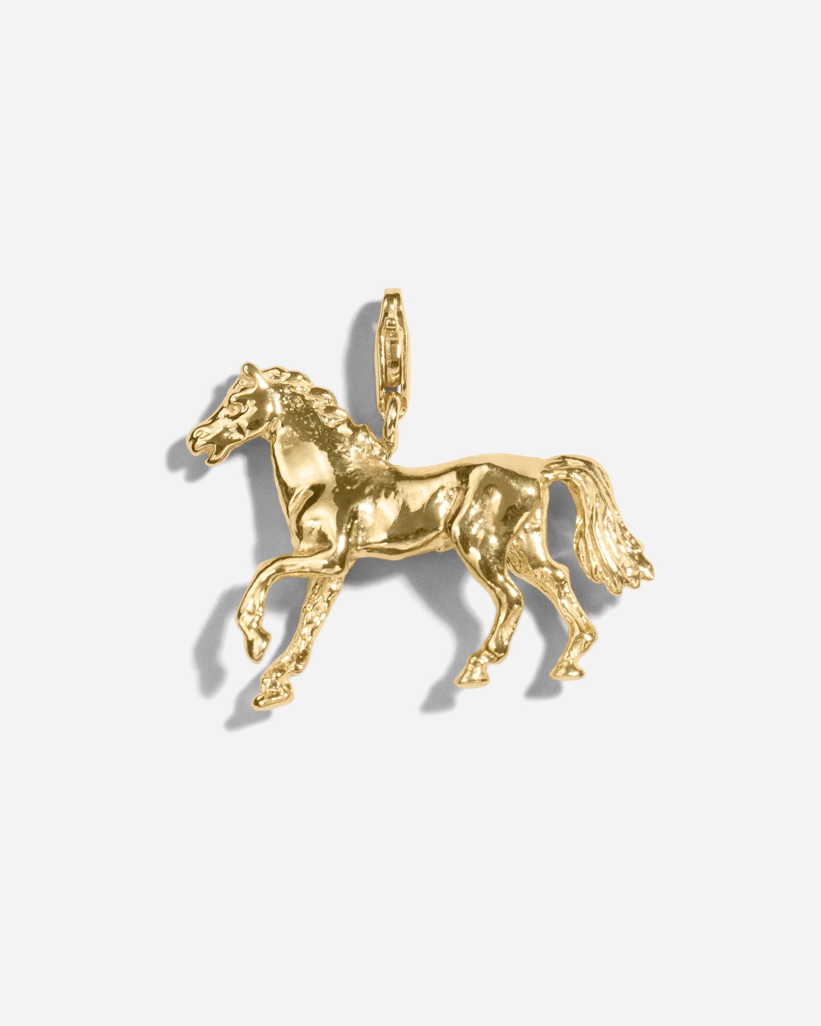 14K Gold-Plated Sterling Silver Horse Charm
