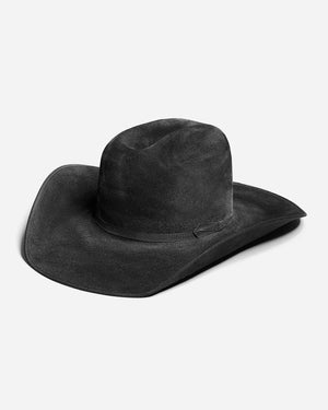 Kayce's Cattleman Crown Low Sided Brim Distressed Cowboy Hat