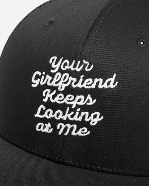 Retro Trucker 'Your Girlfriend Keeps Looking At Me' Cap