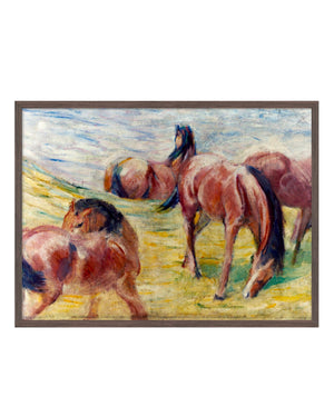 Kayce And Monica Bedroom Art: Franz Marc, Horses Out To Pasture