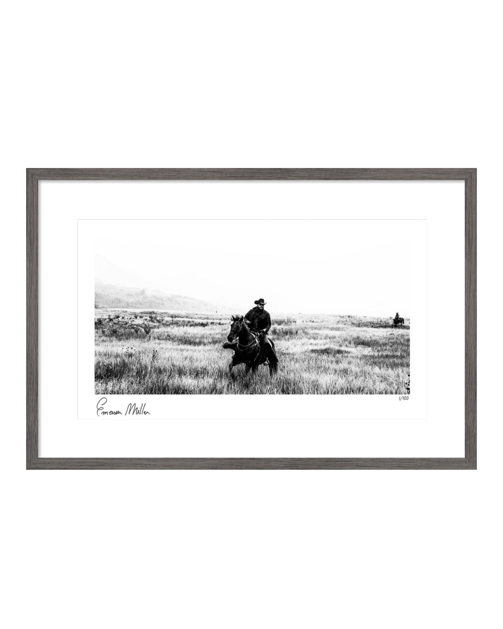 Rip on Horse by Yellowstone Set Photographer Emerson "Paco" Miller (Signed and Numbered)