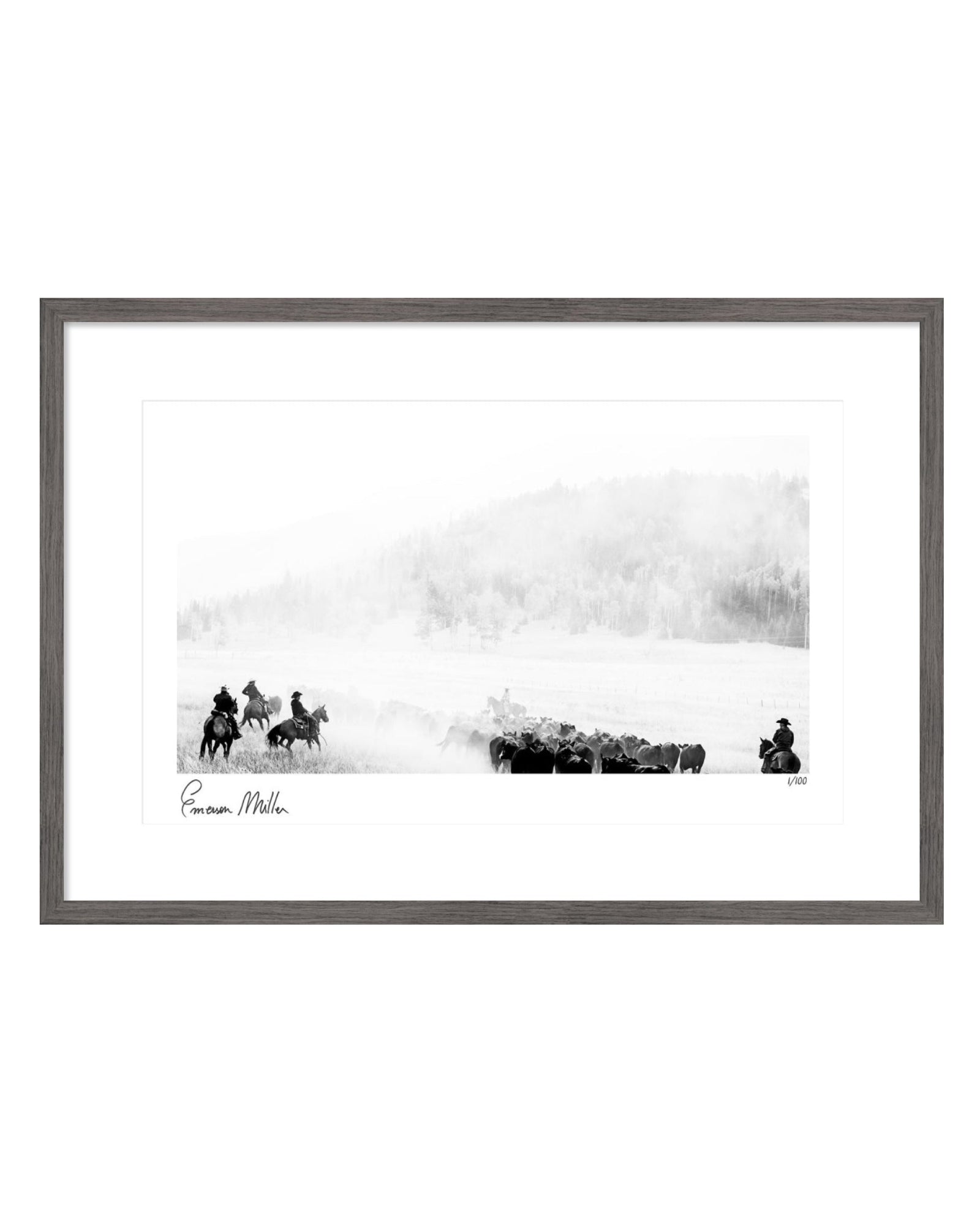 Cattle Drive 1 by Yellowstone Set Photographer Emerson "Paco" Miller (Signed and Numbered)