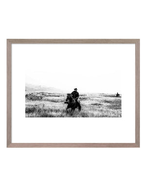 Rip On Horse - Yellowstone Set Photography By Official Yellowstone Set Photographer, Emerson "Paco" Miller  - 16" X 20"