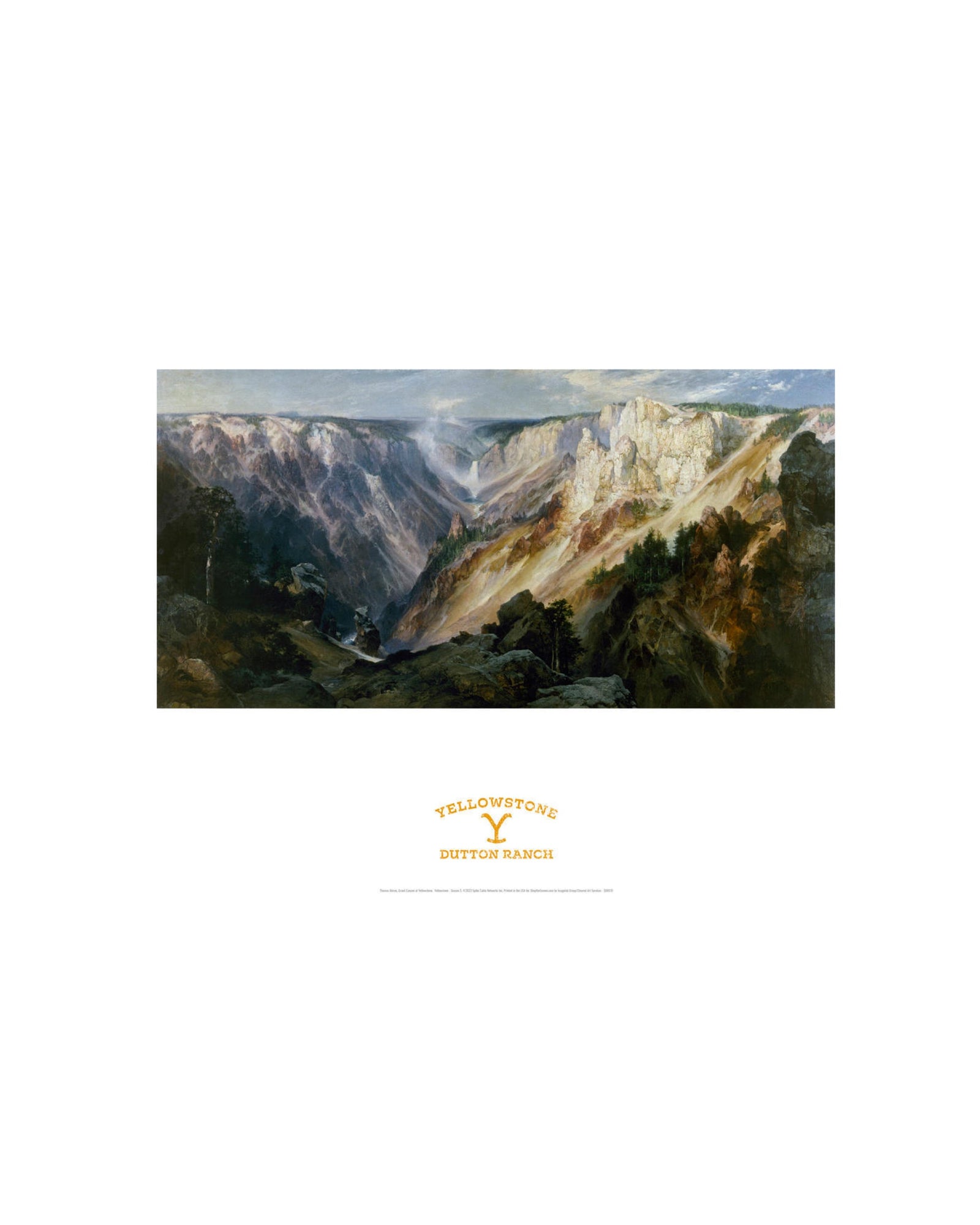 Thomas Moran, Grand Canyon At Yellowstone - 16" X 20"