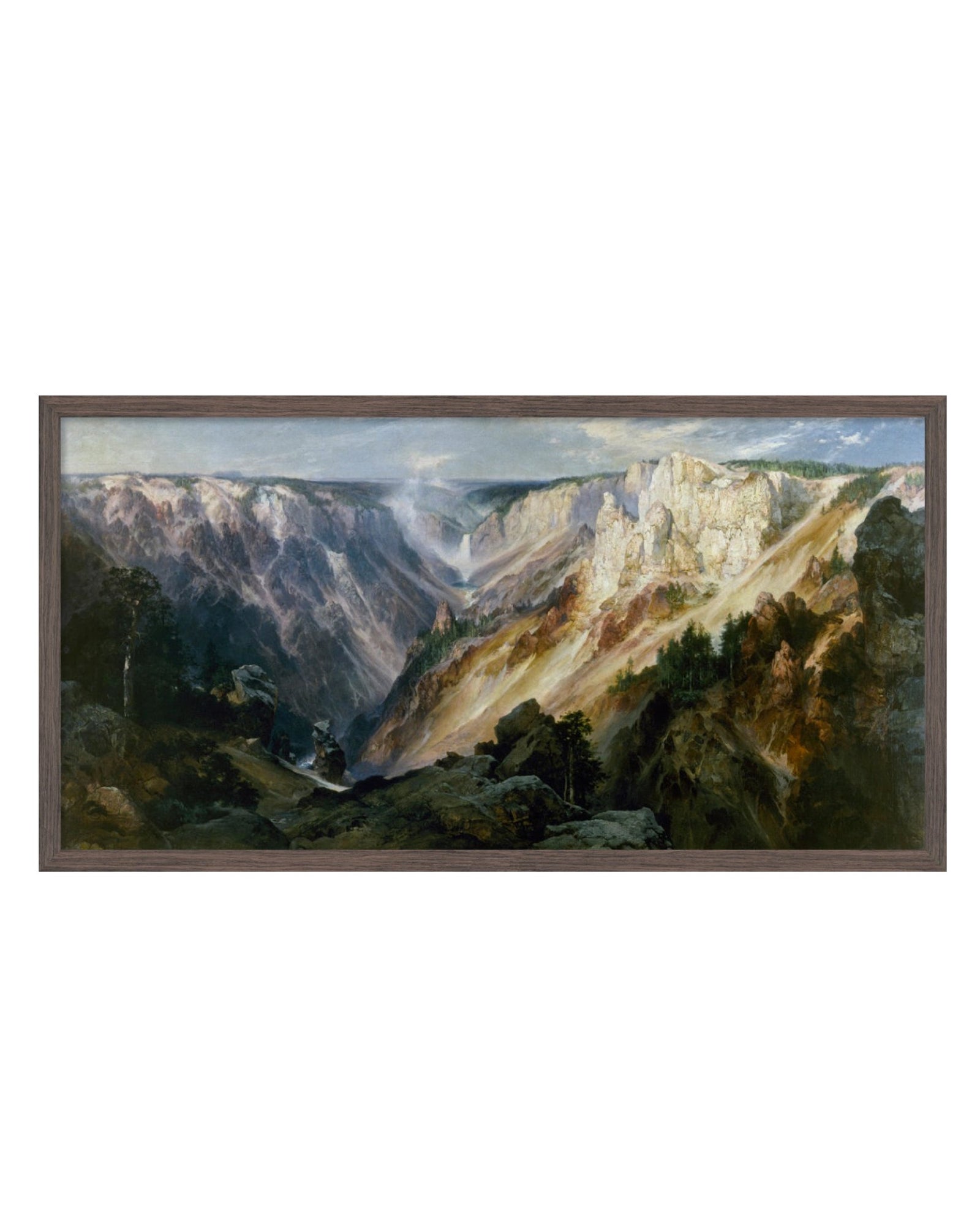 Thomas Moran, Grand Canyon At Yellowstone - 16" X 20"