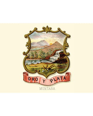 L. Prang & Co., Montana Coat Of Arms (1876)