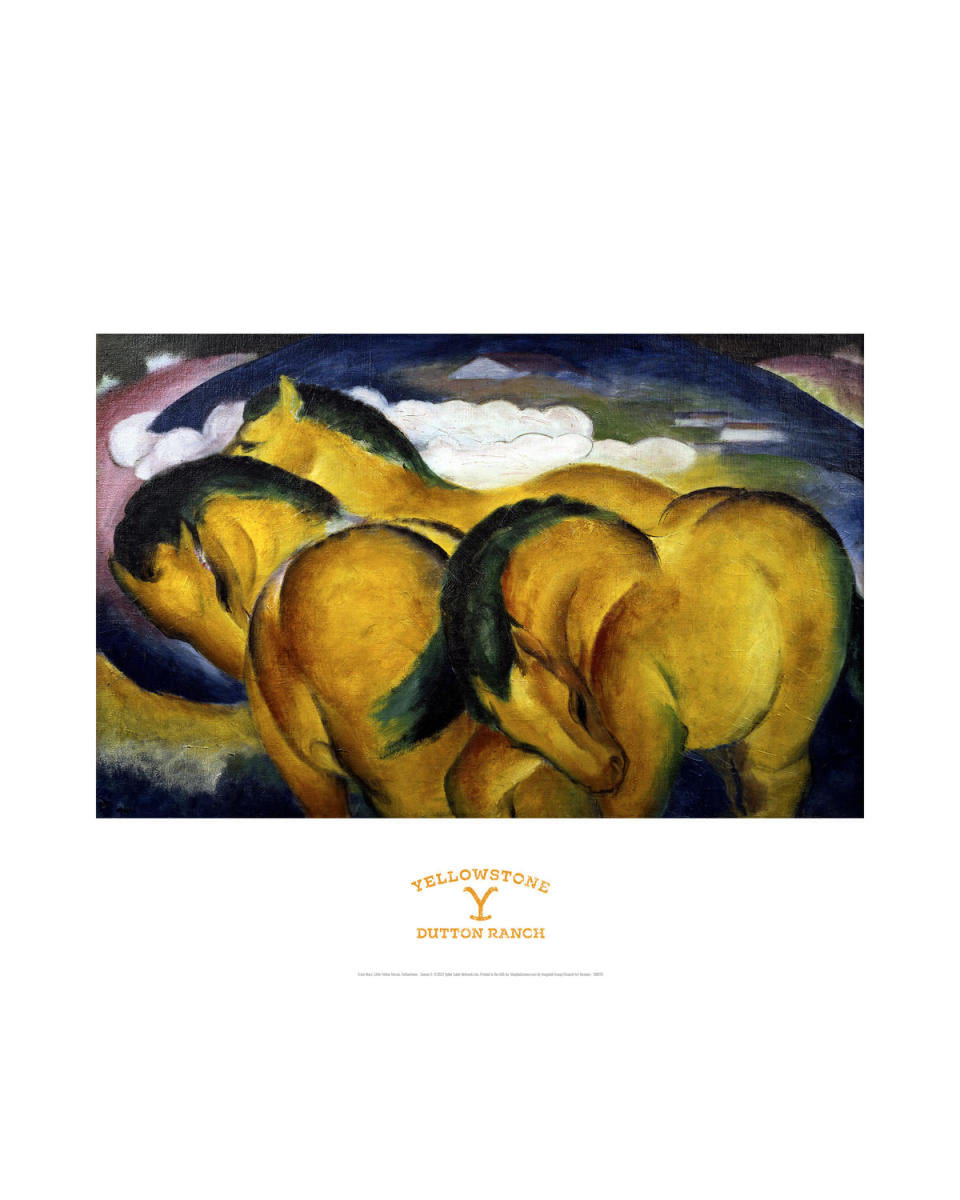 Franz Mark, Little Yellow Horses