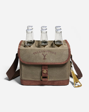 Dutton Ranch Beer Caddy Cooler Tote With Opener