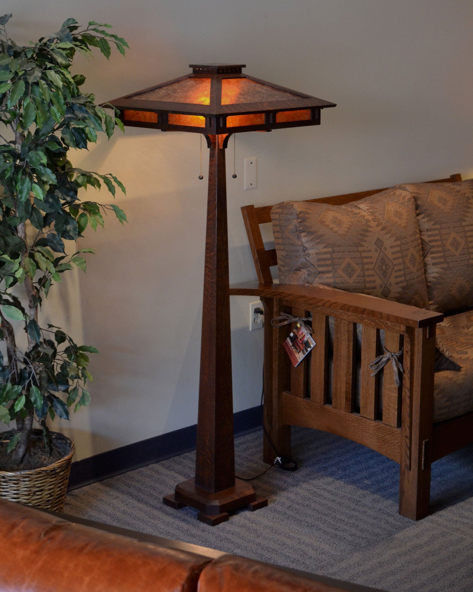 Dutton House Prairie Craftsman Floor Lamp