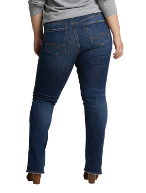 Suki Mid Rise Slim Bootcut Jeans Plus Size