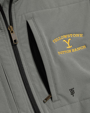 Performance Fleece Yellowstone Logo Vest